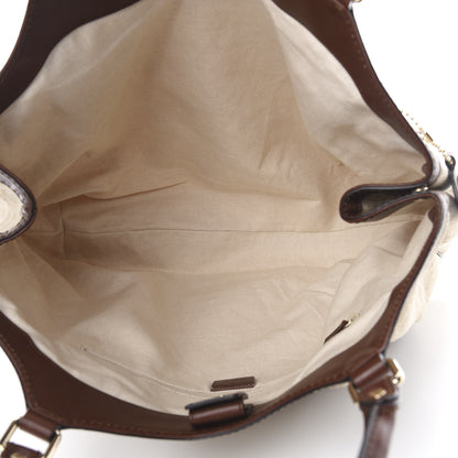 Gucci Monogram Large Sukey Tote Brown 5 of 14