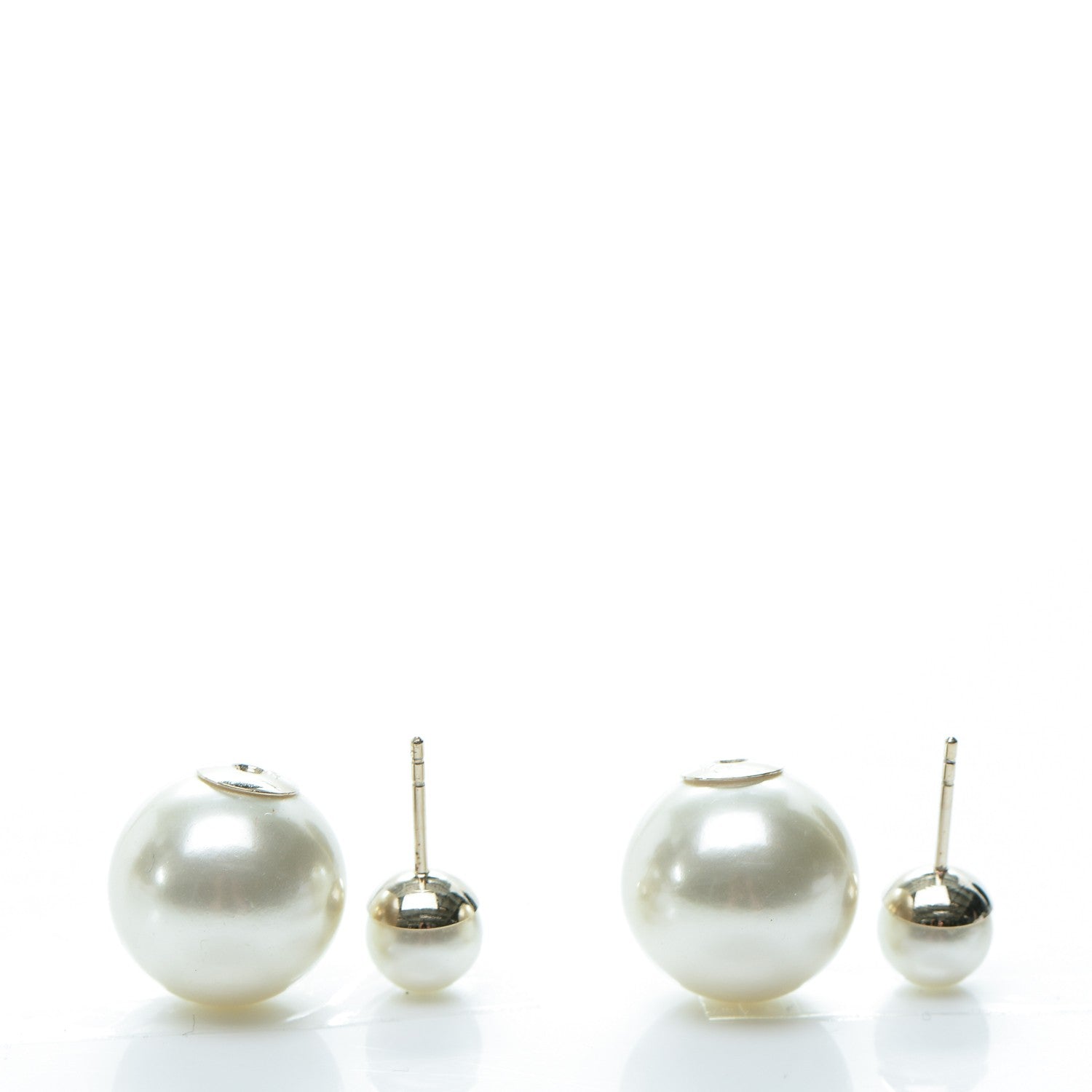 Christian Dior Pearl Mise En Dior Tribal Earrings 3 of 5