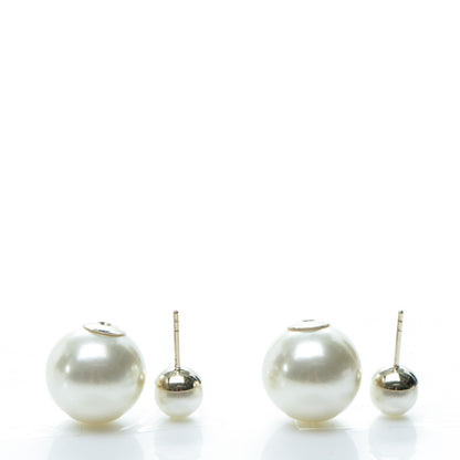 Christian Dior Pearl Mise En Dior Tribal Earrings 3 of 5