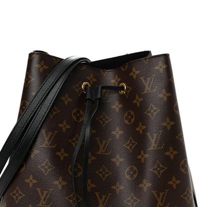 Louis Vuitton Monogram Neonoe MM Black 7 of 9