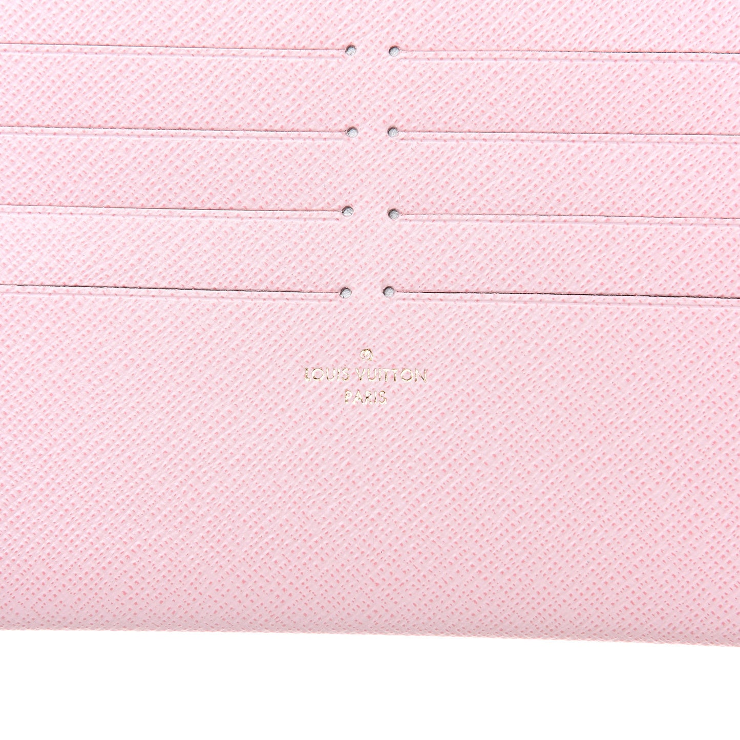 Damier Azur Pochette Felicie Chain Wallet Rose Ballerine