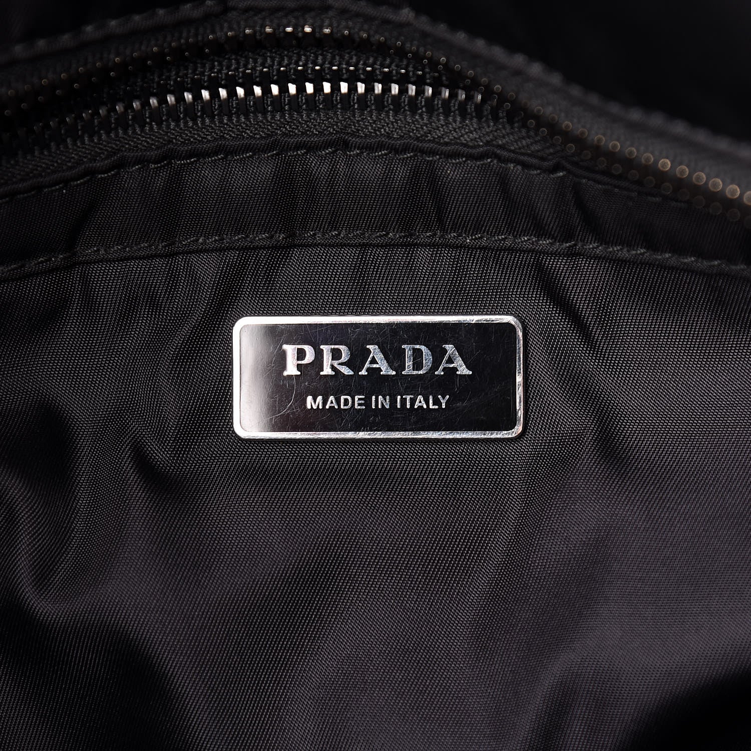 Prada Tessuto Nylon Vela Shopping Tote Black 6 of 10