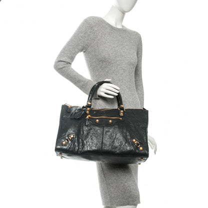 Balenciaga Agneau Giant 12 Gold Hardware Work Gris Fossile 2 of 7