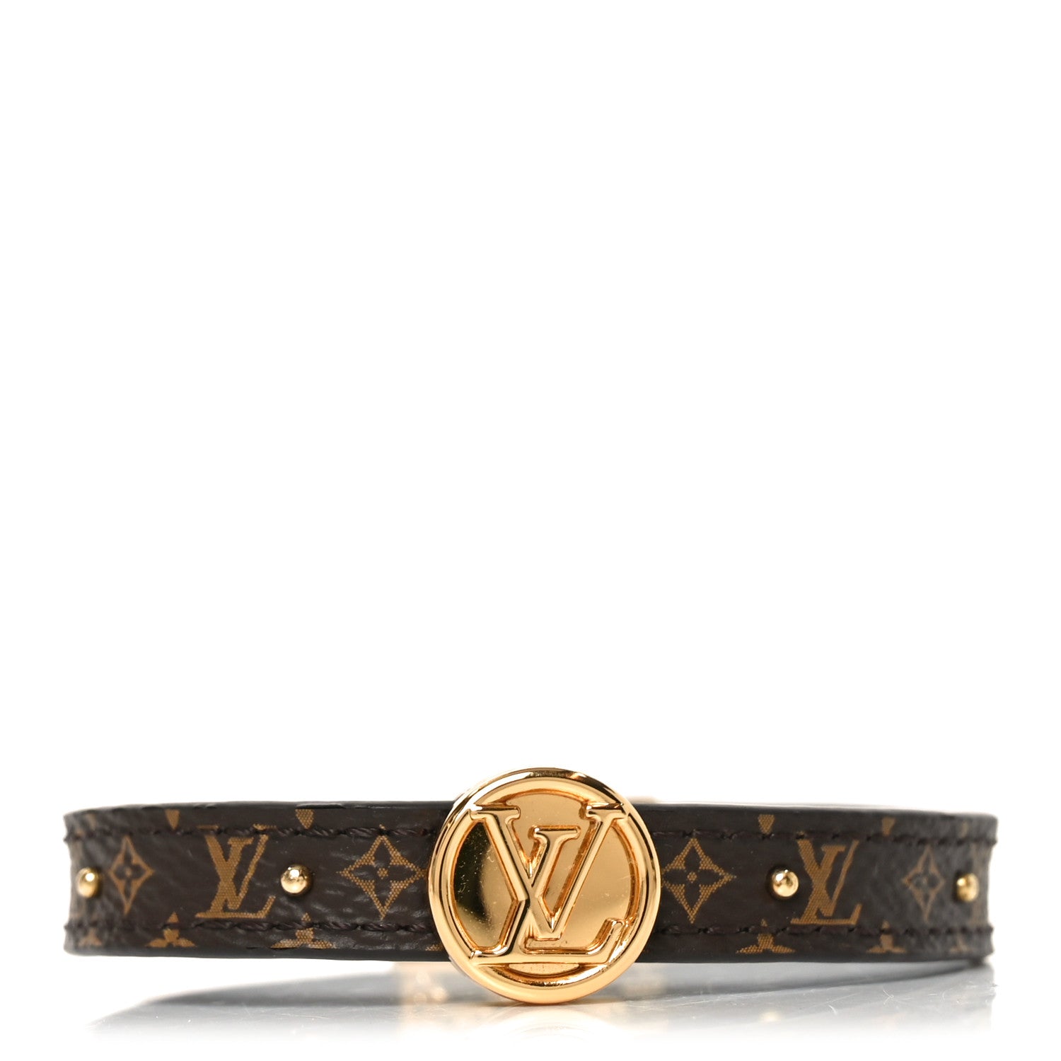 Louis Vuitton Monogram LV Circle Reversible Bracelet  Black 1 of 3