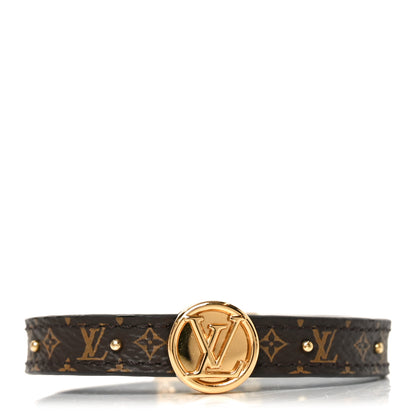 Louis Vuitton Monogram LV Circle Reversible Bracelet  Black 1 of 3