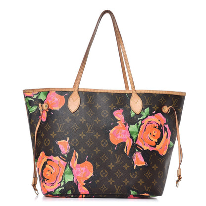 Louis Vuitton Monogram Roses Neverfull MM 1 of 15