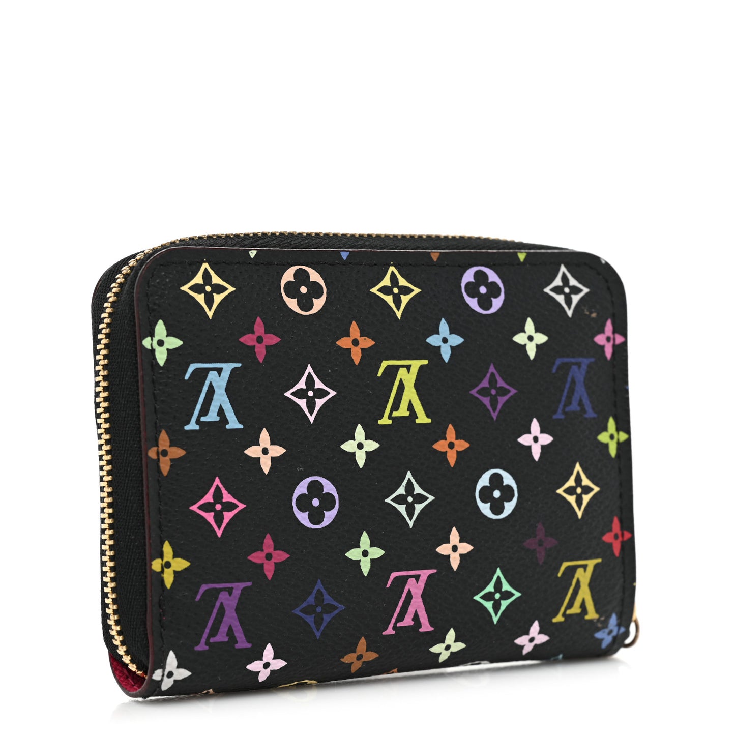 Monogram Multicolor Zippy Coin Purse Black Grenade