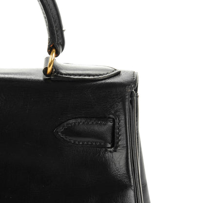 Hermes Box Kelly Retourne 28 Black 11 of 21