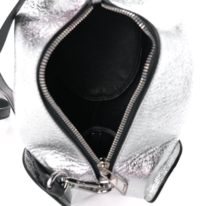 Loewe Metallic Calfskin Mini Elephant Crossbody Bag Silver 5 of 9