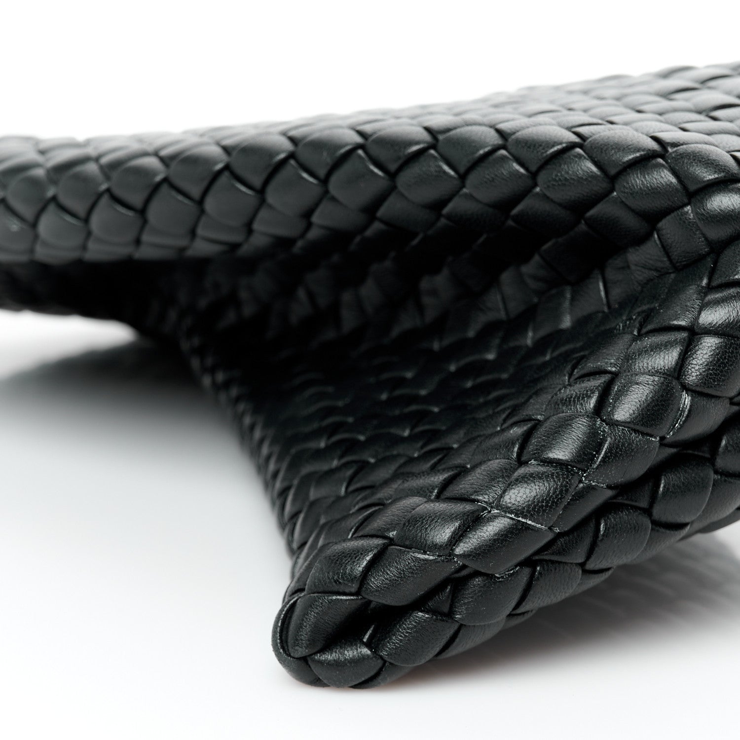 Bottega Veneta Nappa Intrecciato Crisscross Clutch Black 14 of 17