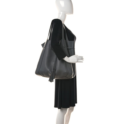 Mulberry Heavy Grain Calfskin Millie Tote Charcoal 2 of 10