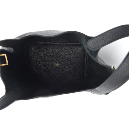 Hermes Taurillon Clemence Picotin Lock 18 PM Black 5 of 9