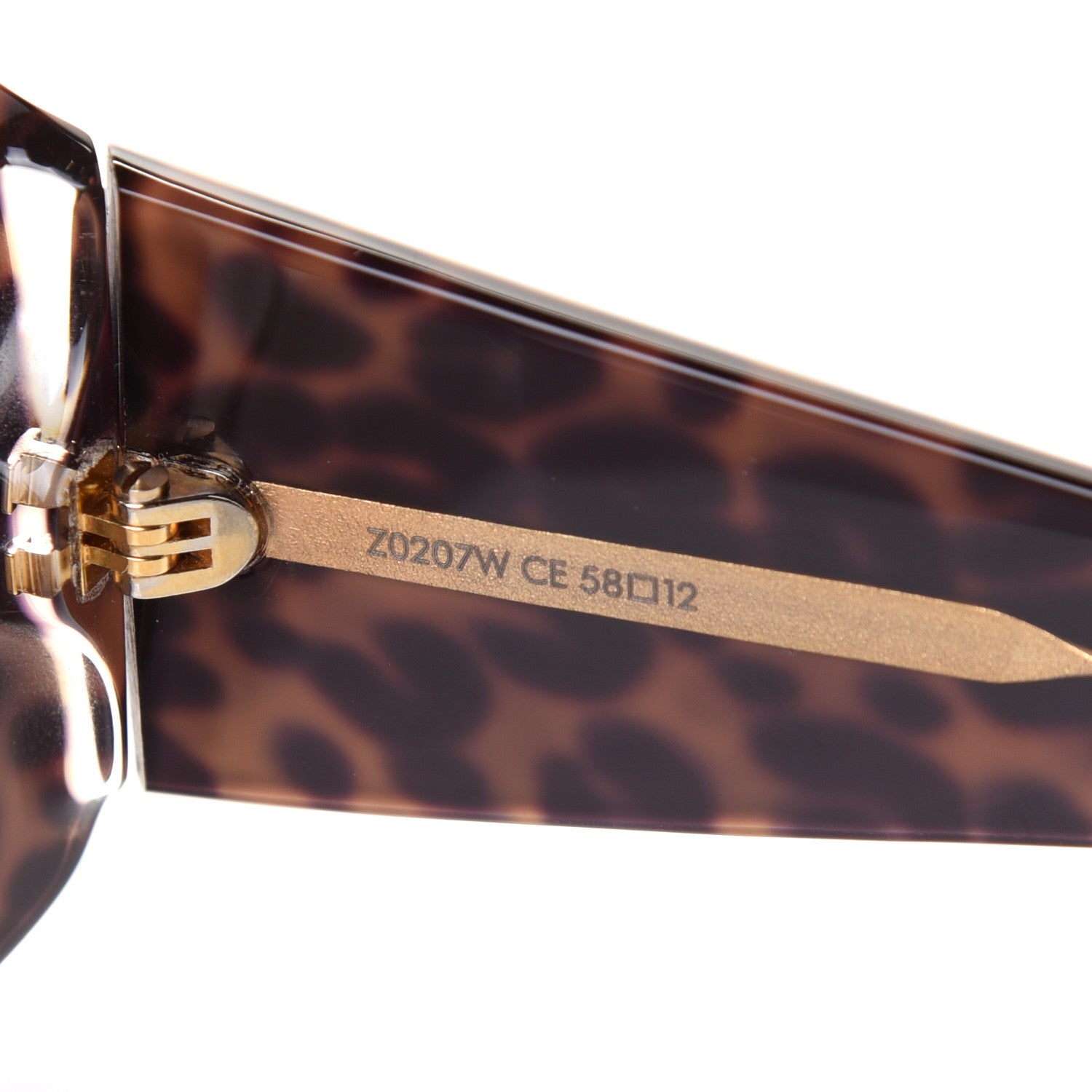 Louis Vuitton Leopard Marquise Sunglasses Z0207W Brown 7 of 8
