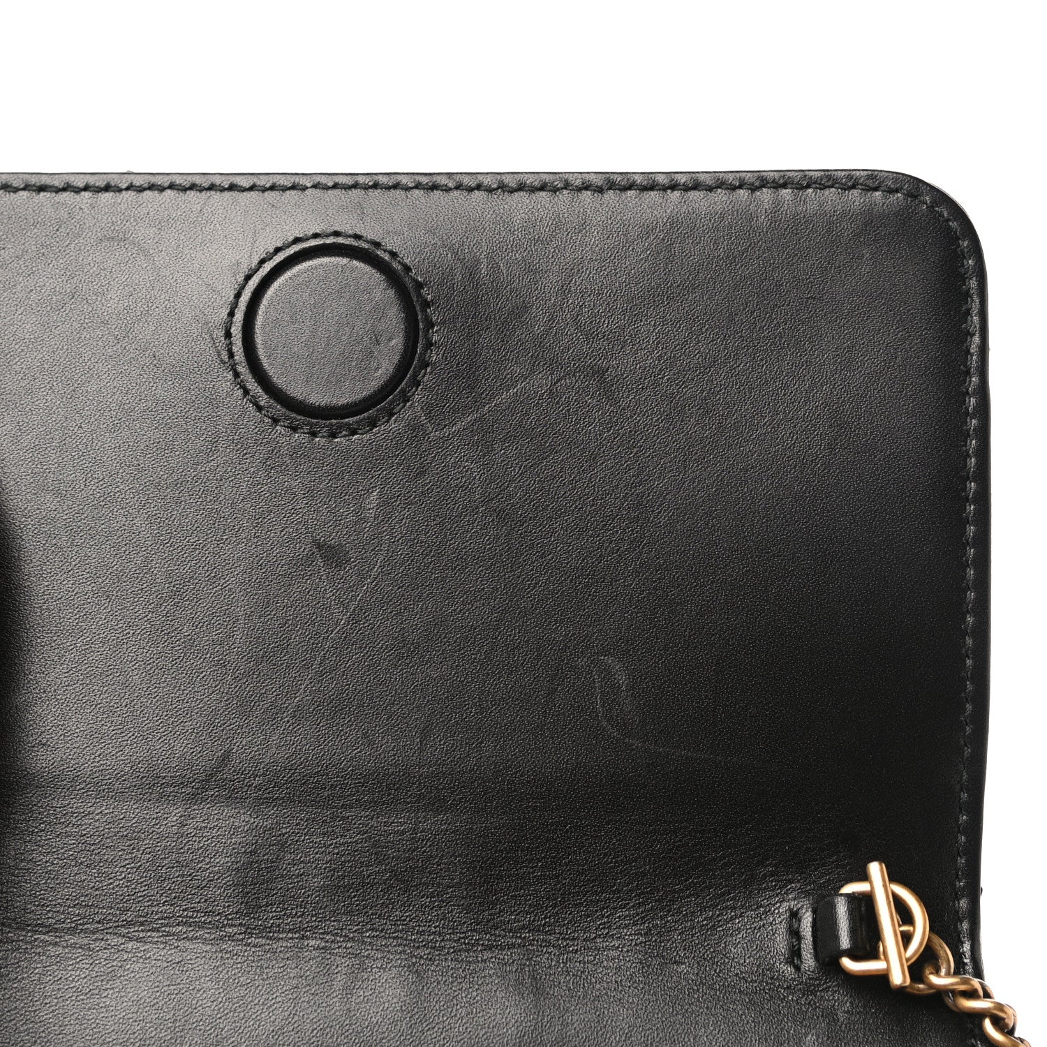 Gucci Calfskin Matelasse GG Marmont Mini Bag Black 10 of 16