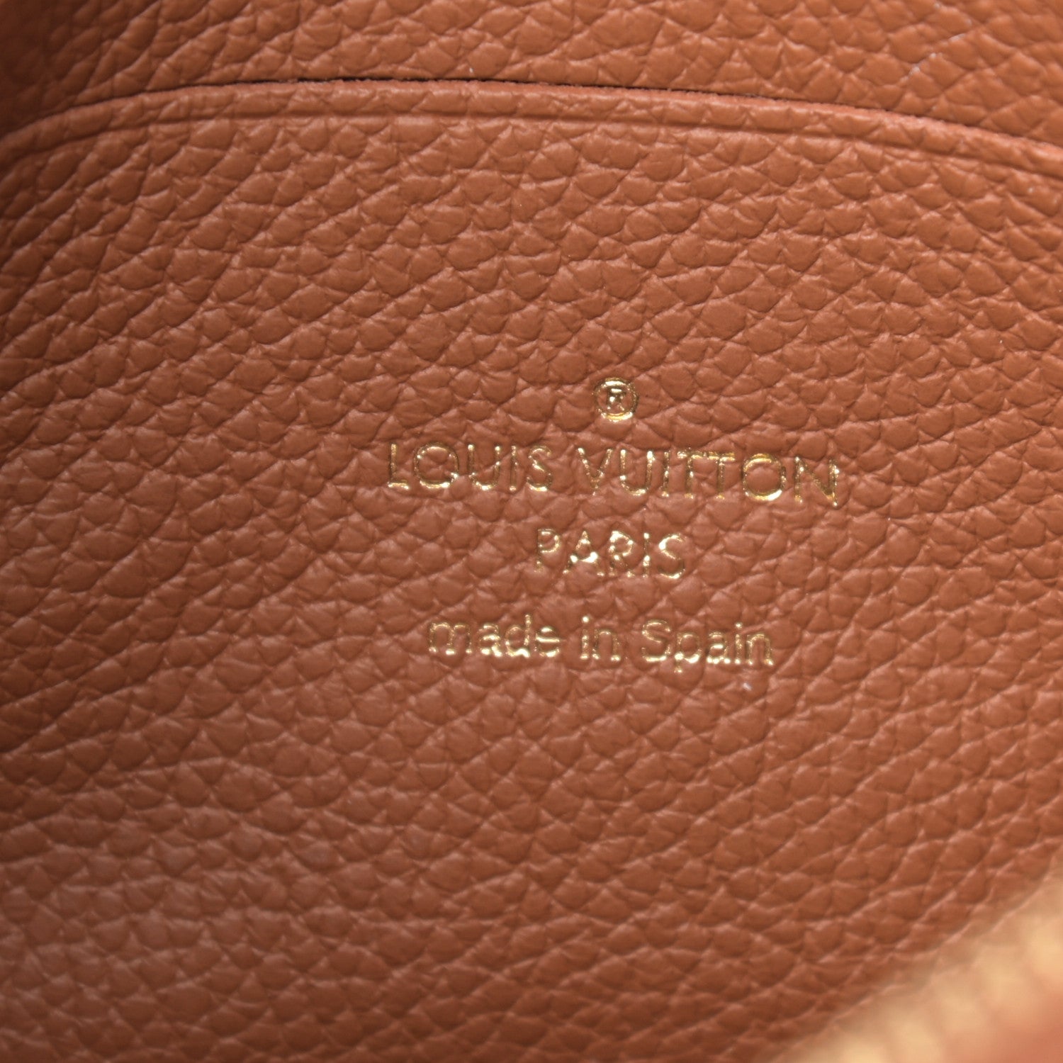 Louis Vuitton Empreinte Monogram Giant Double Zip Pochette Caramel 8 of 10