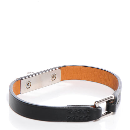 Hermes Chamonix Micro Kelly Single Tour Bracelet Medium Black 3 of 9