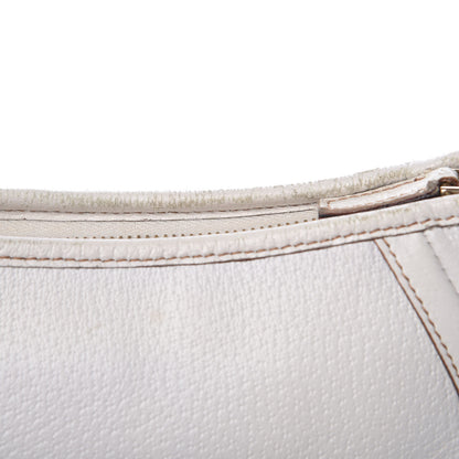 Gucci Calfskin D Ring Abbey Pochette White 11 of 17