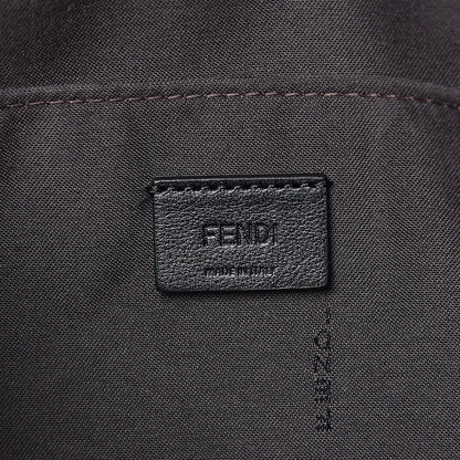 Fendi Vitello Soft F is Fendi Bi-Color FF 1974 Embossed Envelope Wallet On Chain with Pouches Maya Black 8 of 12