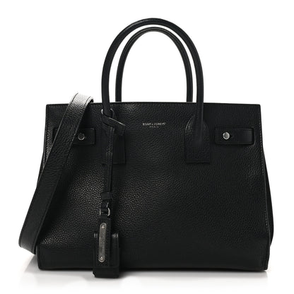Saint Laurent Grained Calfskin Baby Sac De Jour Souple Black 1 of 11