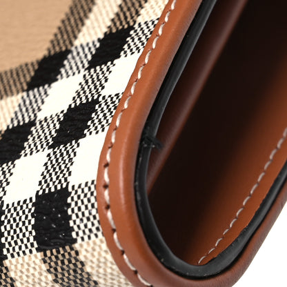 Burberry Halton Vintage Check Continental Wallet Archive Beige 13 of 13