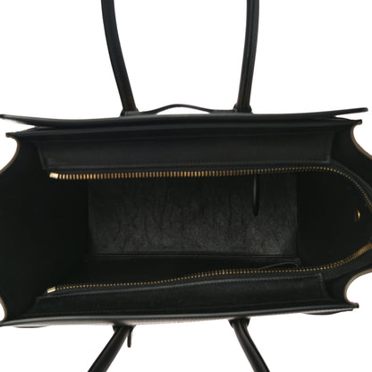 Celine Baby Grained Calfskin Nubuck Micro Tri-Color Luggage Corn 4 of 9