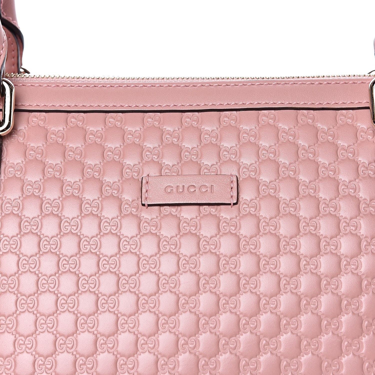 Gucci Soft Microguccissima Medium Zippered Satchel Soft Pink 12 of 13
