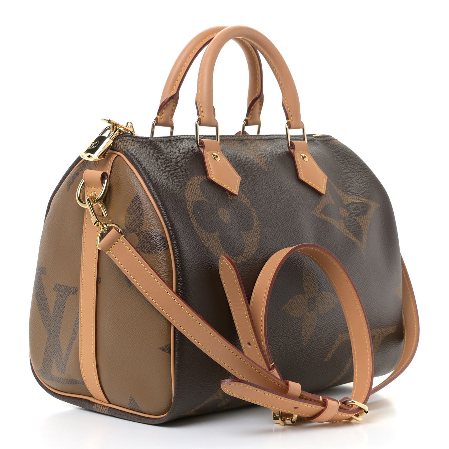 Reverse Monogram Giant Speedy Bandouliere 30