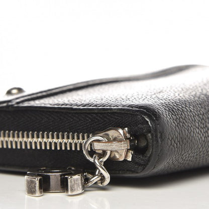 Chanel Caviar Outdoor Ligne Zip Around Wallet Black 11 of 11