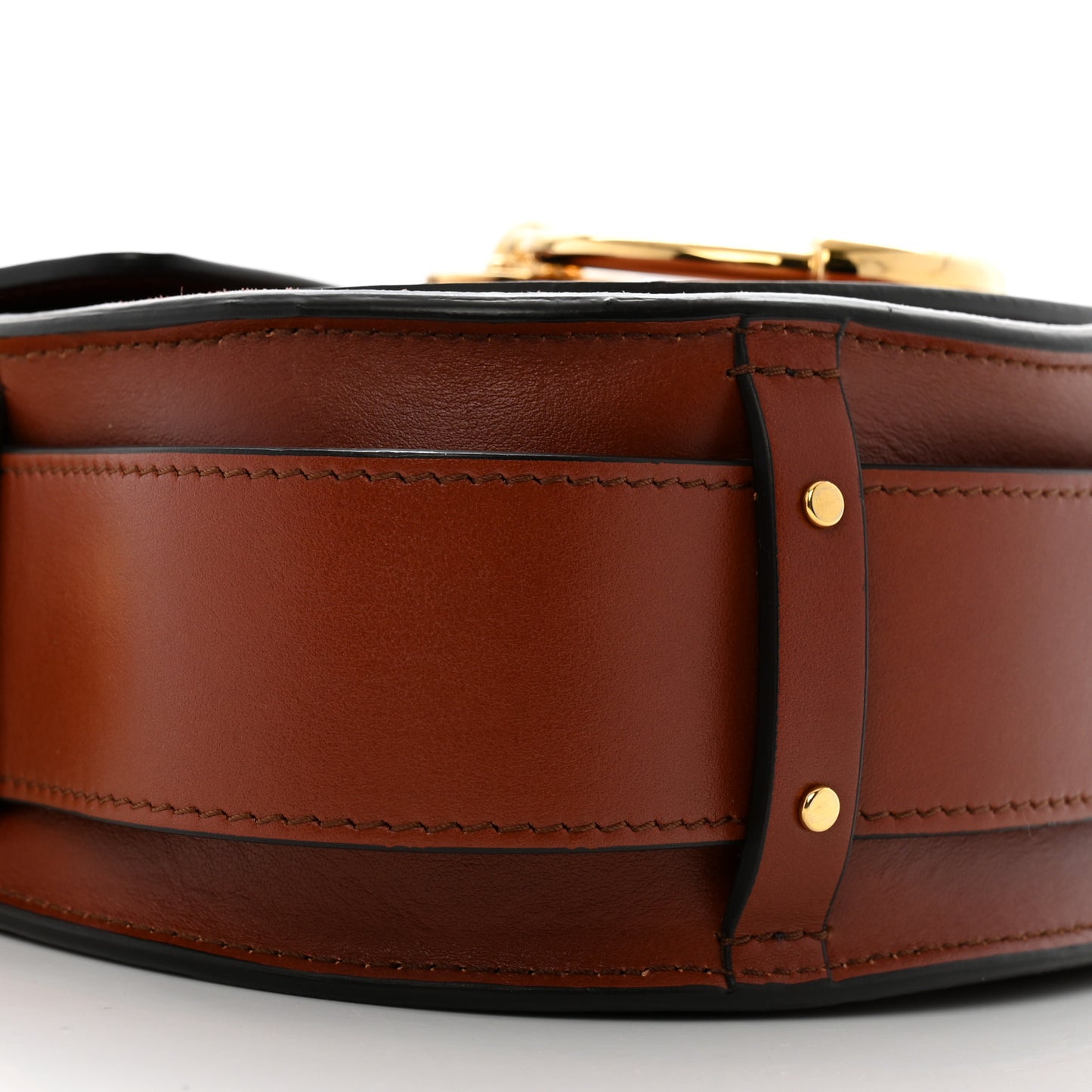 Calfskin Small Tess Bag Sepia Brown