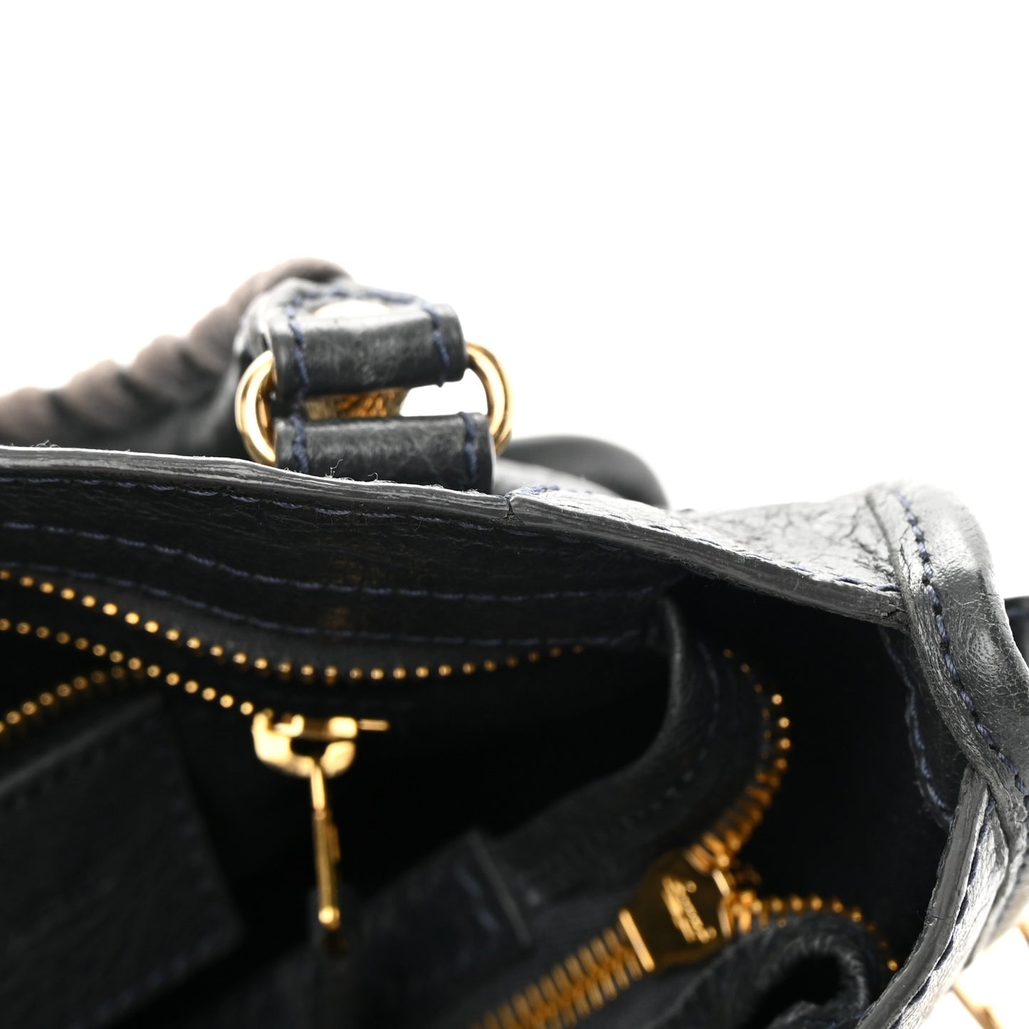 Agneau Giant 12 Gold Hardware Mini City Anthracite