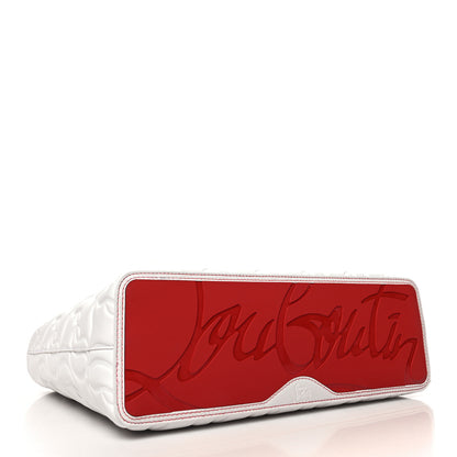 Christian Louboutin Nappa Embossed Small East West Cabata Tote White 5 of 12