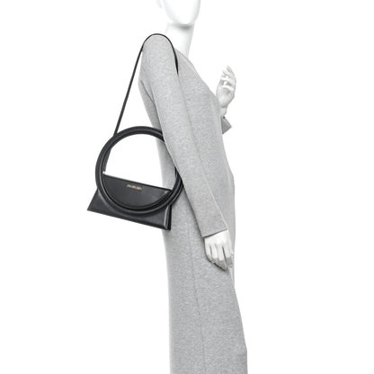 Jacquemus Smooth Calfskin Le Sac Rond Black 2 of 13