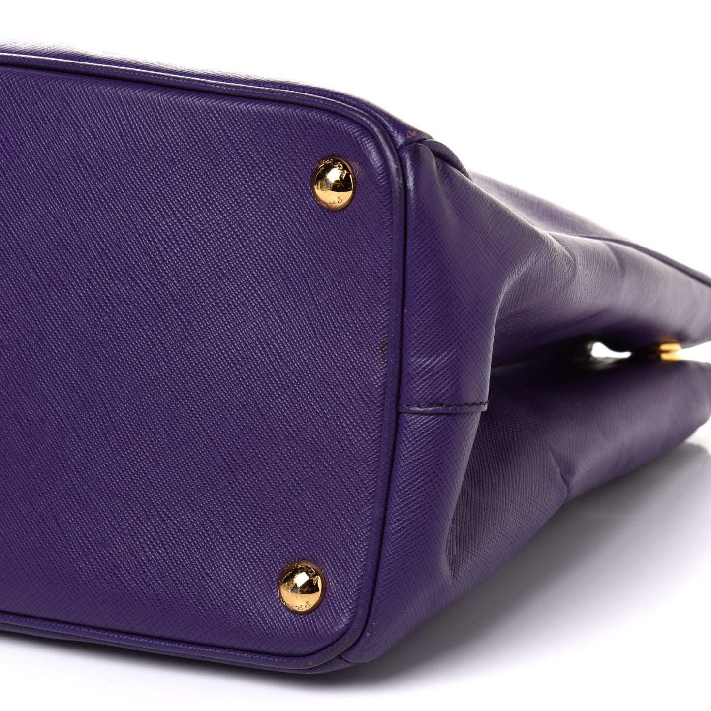 Saffiano Medium Galleria Double Zip Tote Viola