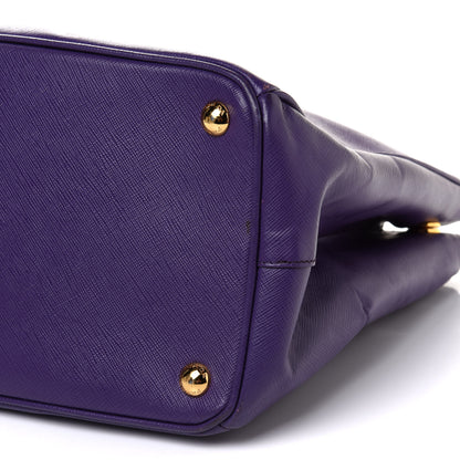 Prada Saffiano Medium Galleria Double Zip Tote Viola 6 of 12