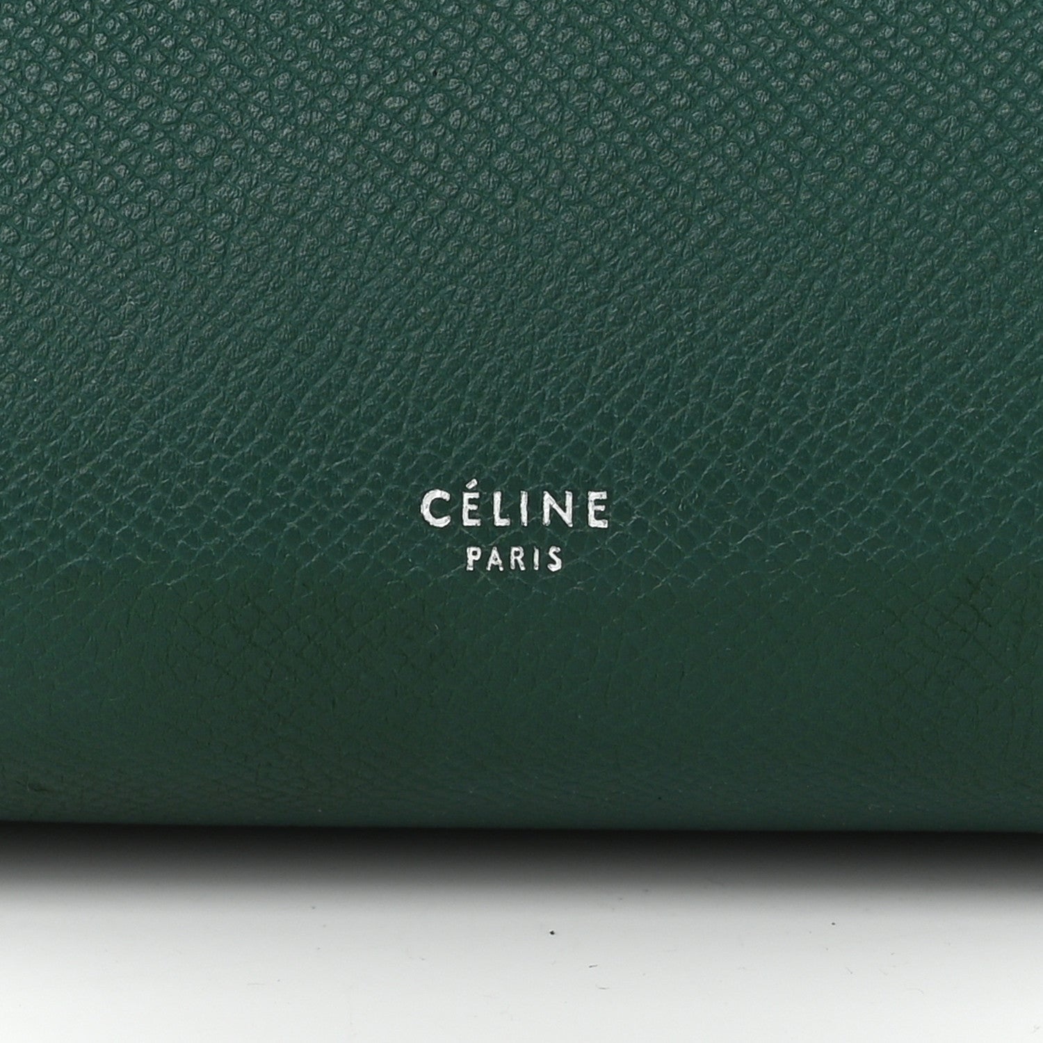 Celine Grained Calfskin Mini Belt Bag Light Emerald 6 of 12