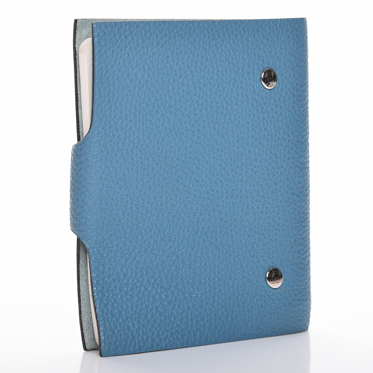 Hermes Togo Ulysse PM Agenda Cover Blue Jean 3 of 10