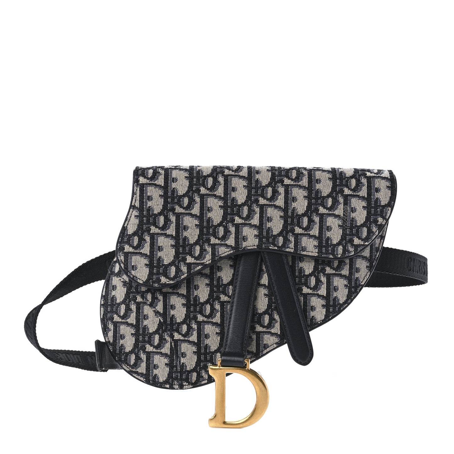 Oblique Saddle Belt Pouch Blue