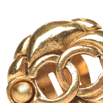 Chanel CC Clip On Earrings Gold 5 of 6