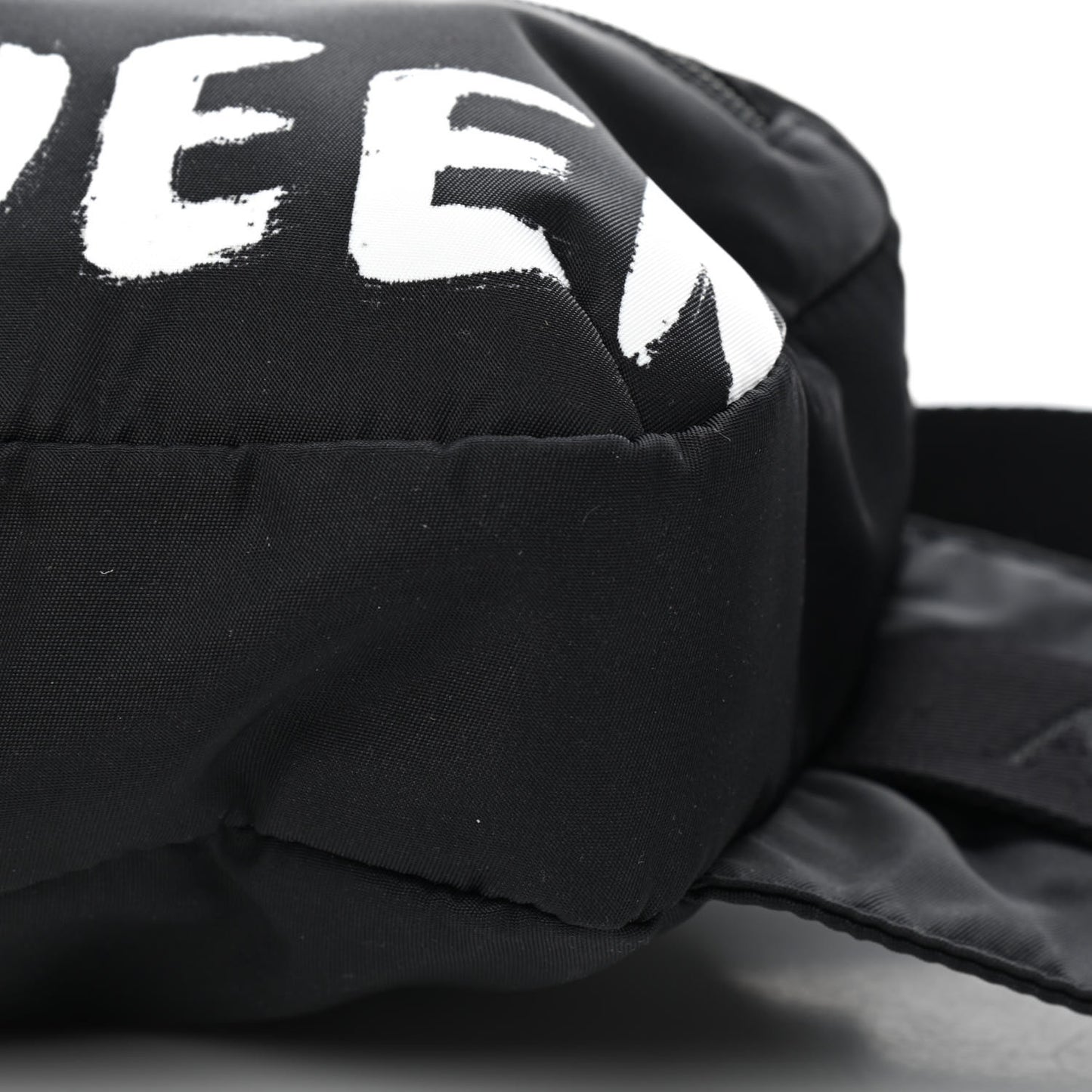 Nylon Oversized Harness Belt Bag Black