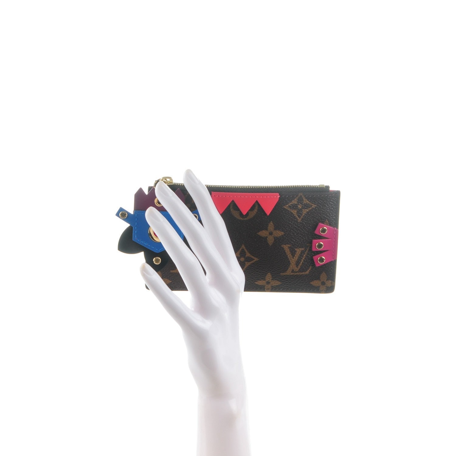 Louis Vuitton Monogram Totem Key Pouch Flamingo 2 of 7