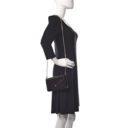 Louis Vuitton Vernis Pochette Felicie Chain Wallet Amarante 2 of 11