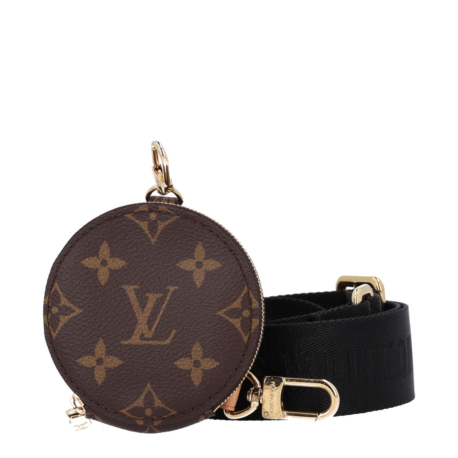 Louis Vuitton Monogram Multi Pochette Accessories Bandouliere Shoulder Strap Black 1 of 5