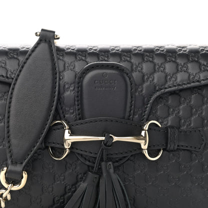 Gucci Microguccissima Mini Emily Shoulder Bag Black 8 of 12