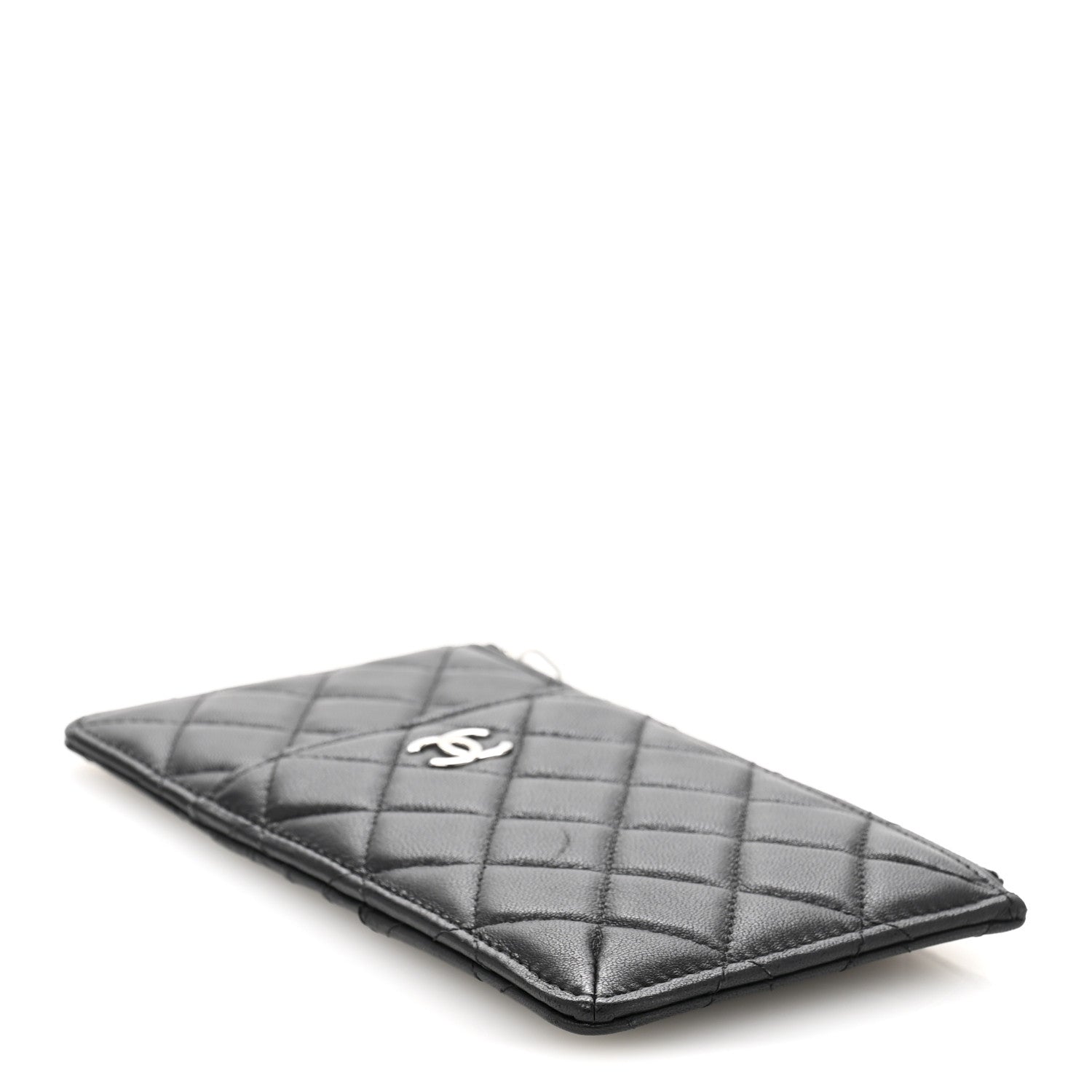 Chanel Lambskin Quilted Classic iPhone Pouch Black 4 of 9