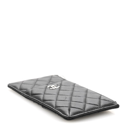 Chanel Lambskin Quilted Classic iPhone Pouch Black 4 of 9