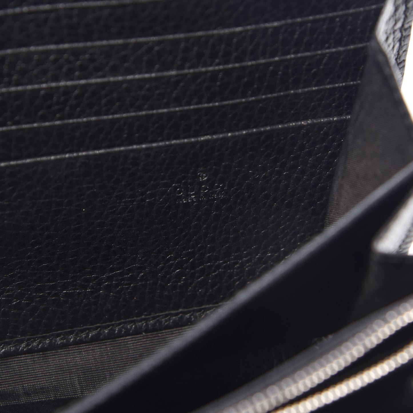 Calfskin Mini Dionysus Chain Wallet Black