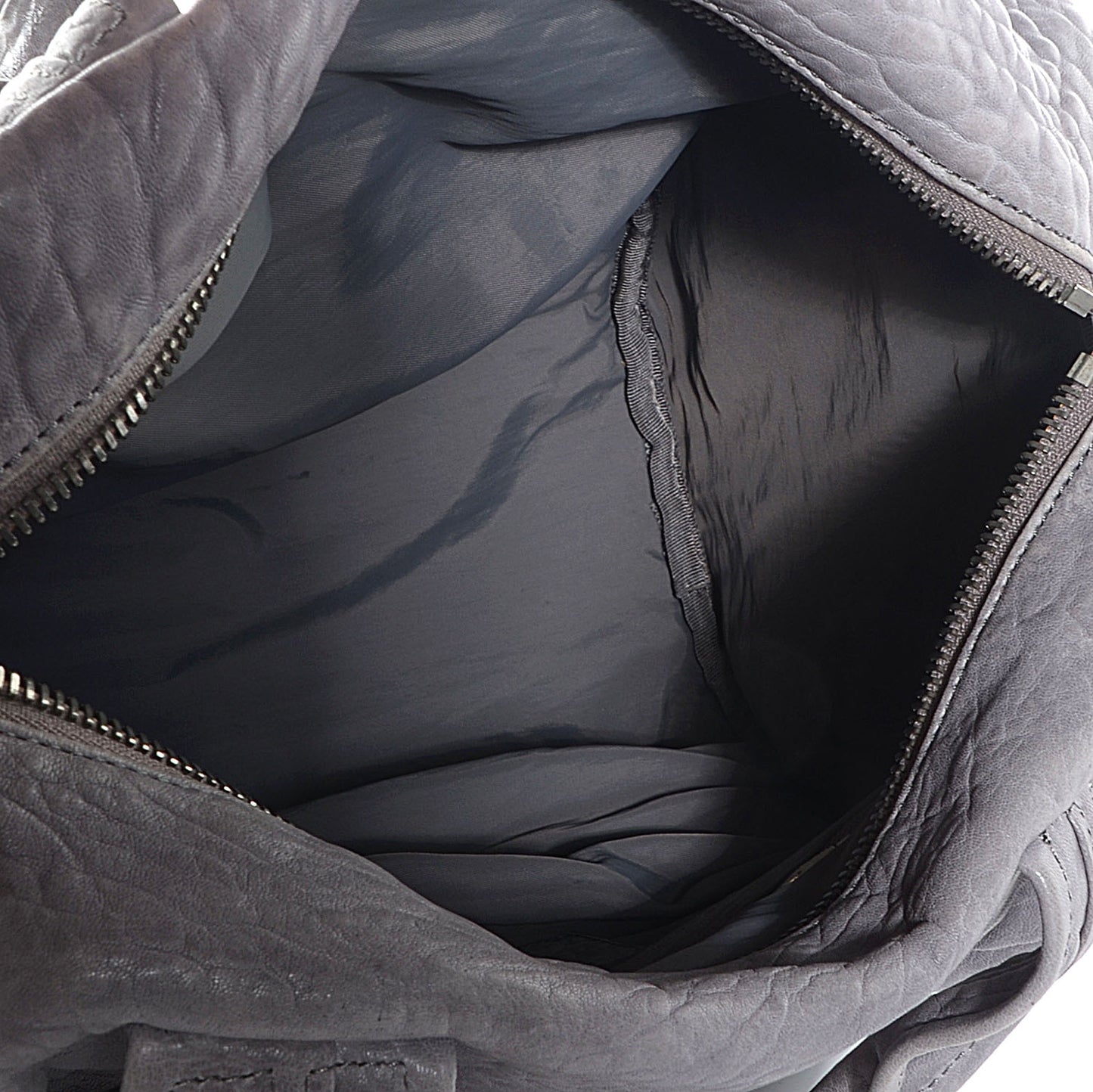 Pebbled Lambskin Rocco Dove Grey
