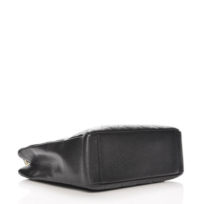 Chanel Caviar Quilted Petit Shopping Tote PST Black 4 of 9