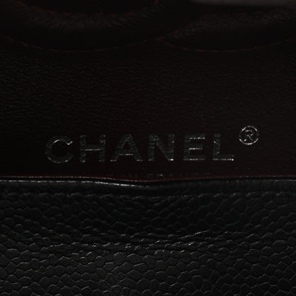 Chanel Caviar Quilted Medium Double Flap Black 11 of 12