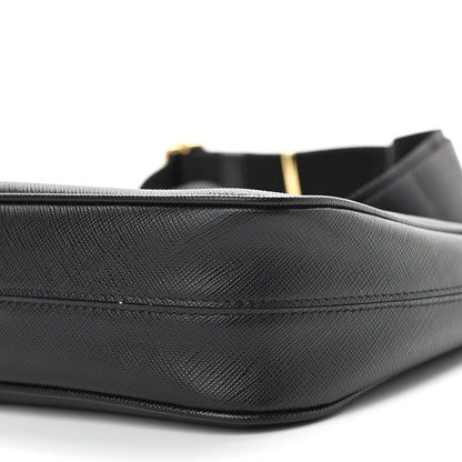 Prada Saffiano Lux Re-Edition 2005 Shoulder Bag Black 8 of 9